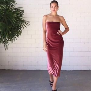 bec and bridge ruba rombic slip dress